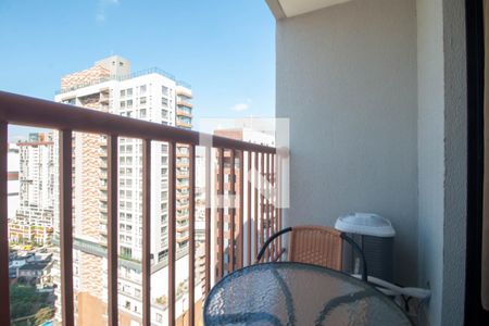 Varanda de apartamento à venda com 1 quarto, 25m² em Jardim das Acacias, São Paulo