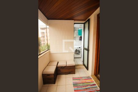 Varanda da Sala de apartamento à venda com 3 quartos, 73m² em Menino Deus, Porto Alegre