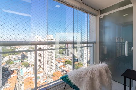 Varanda da Sala de apartamento à venda com 1 quarto, 38m² em Santana, São Paulo