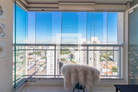 Varanda da Sala de apartamento à venda com 1 quarto, 38m² em Santana, São Paulo