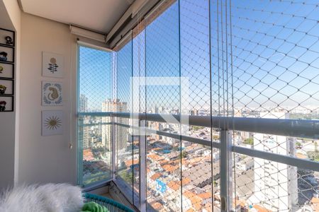 Varanda da Sala de apartamento à venda com 1 quarto, 38m² em Santana, São Paulo