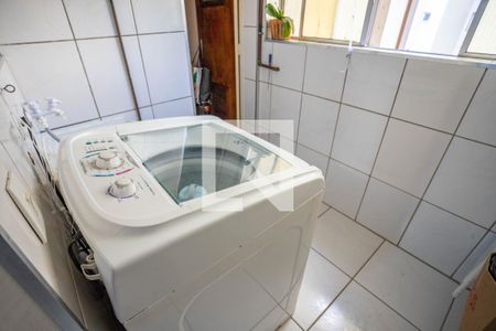 Área de serviço  de apartamento à venda com 3 quartos, 86m² em Parque Sete de Setembro, Diadema