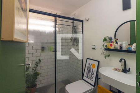 Banheiro de kitnet/studio à venda com 1 quarto, 45m² em Vila Buarque, São Paulo