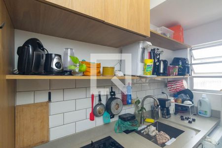 Cozinha de kitnet/studio à venda com 1 quarto, 45m² em Vila Buarque, São Paulo