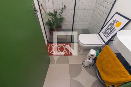 Banheiro de kitnet/studio à venda com 1 quarto, 45m² em Vila Buarque, São Paulo