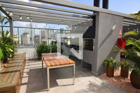 Área comum - Churrasqueira de kitnet/studio à venda com 1 quarto, 22m² em Centro Histórico, Porto Alegre