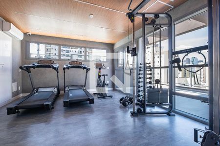 Área comum - Academia de kitnet/studio à venda com 1 quarto, 21m² em Jardim Paulista, São Paulo