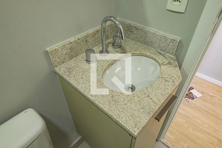 Banheiro de kitnet/studio à venda com 1 quarto, 21m² em Jardim Paulista, São Paulo
