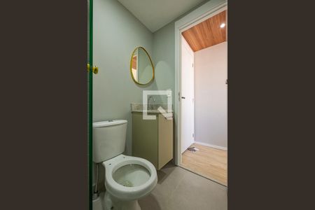 Banheiro de kitnet/studio à venda com 1 quarto, 21m² em Jardim Paulista, São Paulo