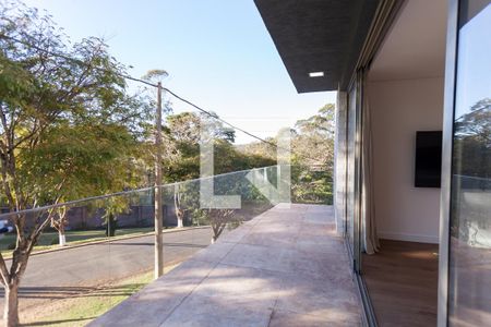 Varanda da Suíte 4 de casa de condomínio à venda com 4 quartos, 570m² em Jardim Canada, Nova Lima