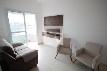Sala de apartamento para alugar com 2 quartos, 64m² em Guilhermina, Praia Grande
