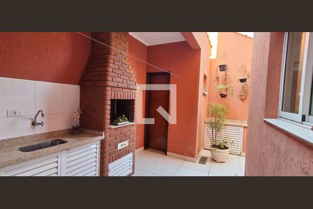 Área gourmet de casa à venda com 3 quartos, 256m² em Santa Maria, São Caetano do Sul