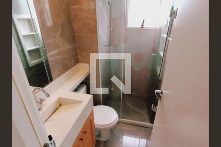 Banheiro Social de apartamento para alugar com 2 quartos, 39m² em Jardim Albertina, Guarulhos
