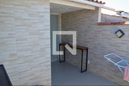 Terraço de casa de condomínio à venda com 3 quartos, 59m² em Curicica, Rio de Janeiro