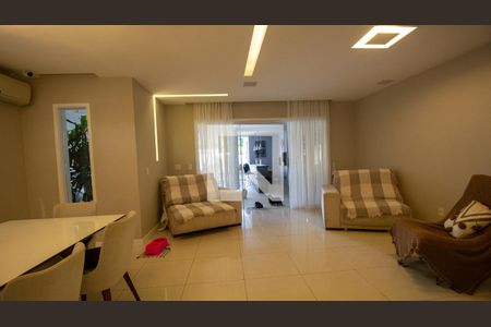 Sala de casa de condomínio à venda com 5 quartos, 374m² em Barra da Tijuca, Rio de Janeiro