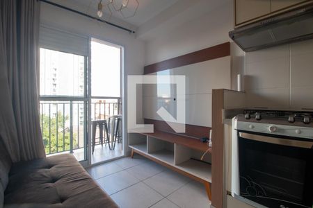 Sala de apartamento à venda com 1 quarto, 28m² em Jardim Caravelas, São Paulo