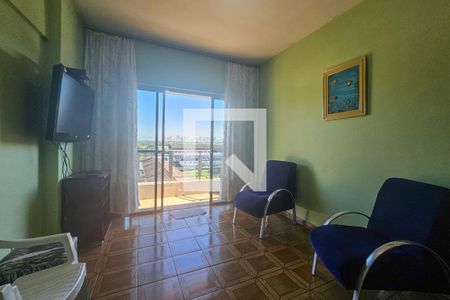 Sala de apartamento para alugar com 2 quartos, 130m² em Jardim Las Palmas, Guarujá