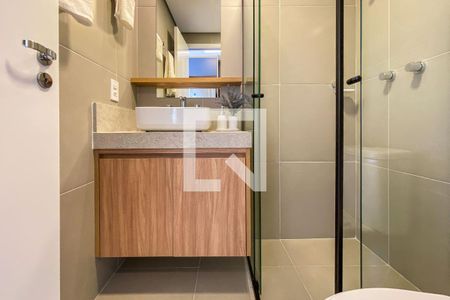 Banheiro de kitnet/studio à venda com 1 quarto, 23m² em Vila Mariana, São Paulo