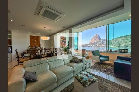Sala de Estar de apartamento à venda com 3 quartos, 150m² em Flamengo, Rio de Janeiro