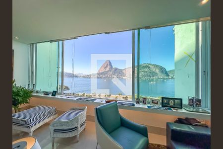 Sala de Estar de apartamento à venda com 3 quartos, 150m² em Flamengo, Rio de Janeiro