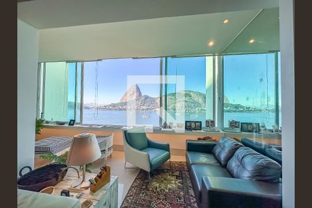 Sala de Estar de apartamento à venda com 3 quartos, 150m² em Flamengo, Rio de Janeiro