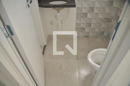 Banheiro Social de apartamento à venda com 2 quartos, 92m² em Jardim Bela Vista, Santo André