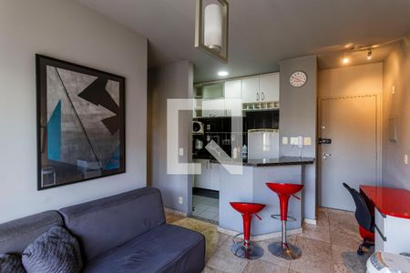 Sala de apartamento para alugar com 1 quarto, 45m² em Vila Olímpia, São Paulo