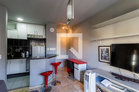 Sala de apartamento para alugar com 1 quarto, 45m² em Vila Olímpia, São Paulo