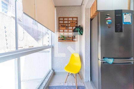Varanda da Cozinha de apartamento à venda com 2 quartos, 89m² em Vila Eldizia, Santo André