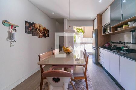 Cozinha de apartamento à venda com 2 quartos, 89m² em Vila Eldizia, Santo André