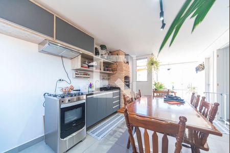 Área Gourmet de apartamento à venda com 2 quartos, 89m² em Vila Eldizia, Santo André