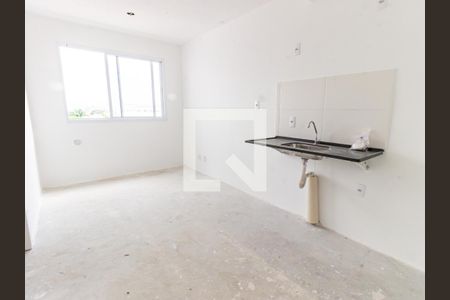 Sala/Cozinha de apartamento à venda com 1 quarto, 26m² em Belenzinho, São Paulo