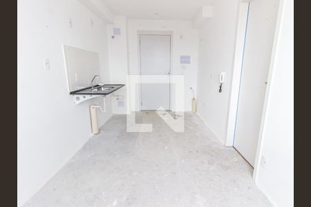 Sala/Cozinha de apartamento à venda com 1 quarto, 26m² em Belenzinho, São Paulo