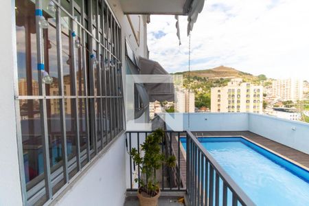 Varanda da Sala de apartamento à venda com 1 quarto, 45m² em Fonseca, Niterói