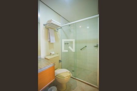 Banheiro de kitnet/studio à venda com 1 quarto, 27m² em Vila Clementino, São Paulo