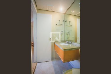 Banheiro de kitnet/studio à venda com 1 quarto, 27m² em Vila Clementino, São Paulo