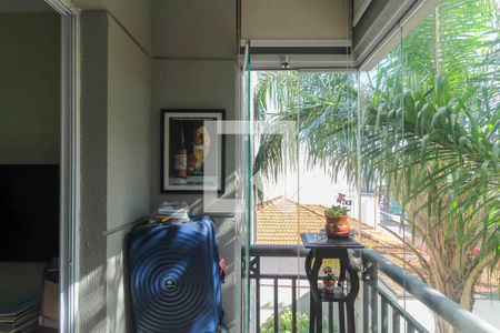 Varanda da Sala de apartamento para alugar com 2 quartos, 52m² em Vila Bela, São Paulo