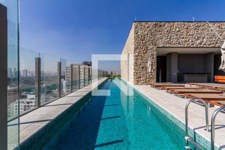 Área comum  de kitnet/studio à venda com 1 quarto, 24m² em Santo Amaro, São Paulo