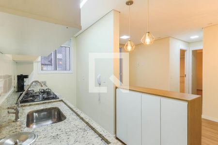 Cozinha de apartamento à venda com 2 quartos, 42m² em Santo Amaro, São Paulo