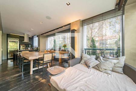 Sala de apartamento à venda com 3 quartos, 248m² em Brooklin, São Paulo