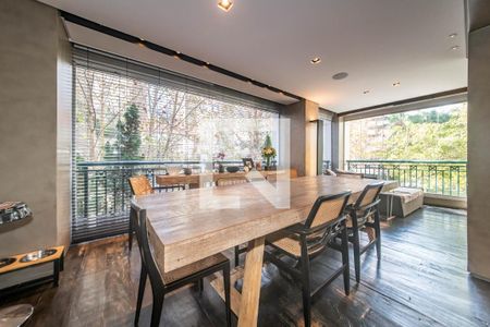 Sala de apartamento à venda com 3 quartos, 248m² em Brooklin, São Paulo