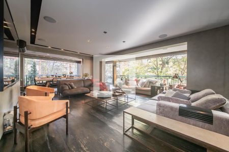 Sala de apartamento à venda com 3 quartos, 248m² em Brooklin, São Paulo