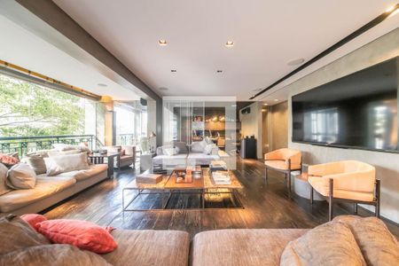 Sala de apartamento à venda com 3 quartos, 248m² em Brooklin, São Paulo