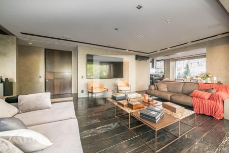 Sala de apartamento à venda com 3 quartos, 248m² em Brooklin, São Paulo