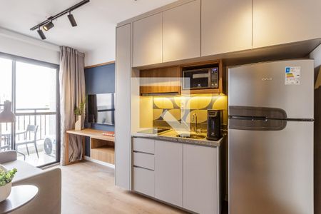 Sala de apartamento à venda com 1 quarto, 28m² em Moema, São Paulo