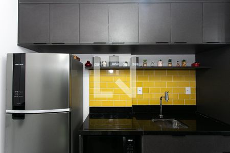 Cozinha de kitnet/studio à venda com 1 quarto, 32m² em Vila Gomes Cardim, São Paulo