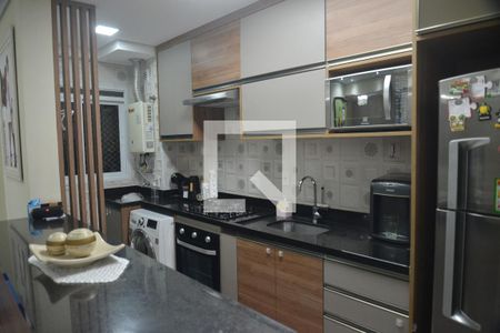 Cozinha de apartamento à venda com 2 quartos, 75m² em Vila Apiai, Santo André