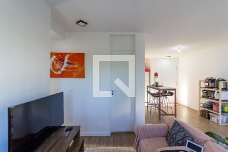 Sala de Estar de apartamento à venda com 2 quartos, 61m² em Jardim Marajoara, São Paulo