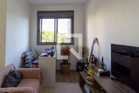 Sala de Estar de apartamento à venda com 2 quartos, 61m² em Jardim Marajoara, São Paulo