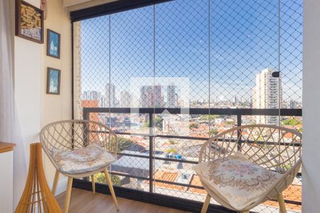 Varanda da Sala de apartamento à venda com 2 quartos, 58m² em Belenzinho, São Paulo